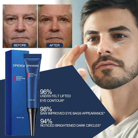 OpenEyes – Awaken Peptide Lifting Eye Gel for Men