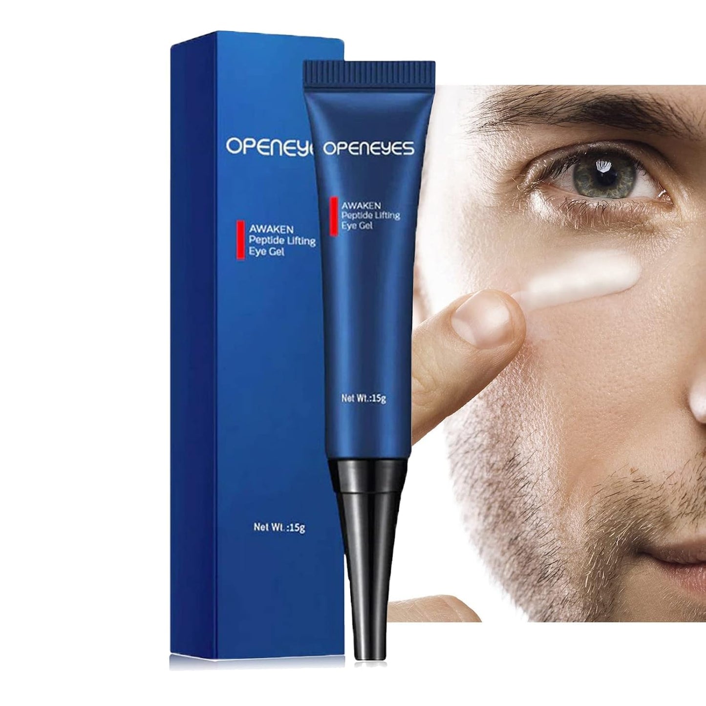 OpenEyes – Awaken Peptide Lifting Eye Gel for Men